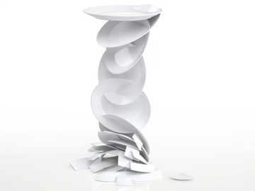 OUPS - Polyamide coffee table by VIDAME EDITIONS - view 2